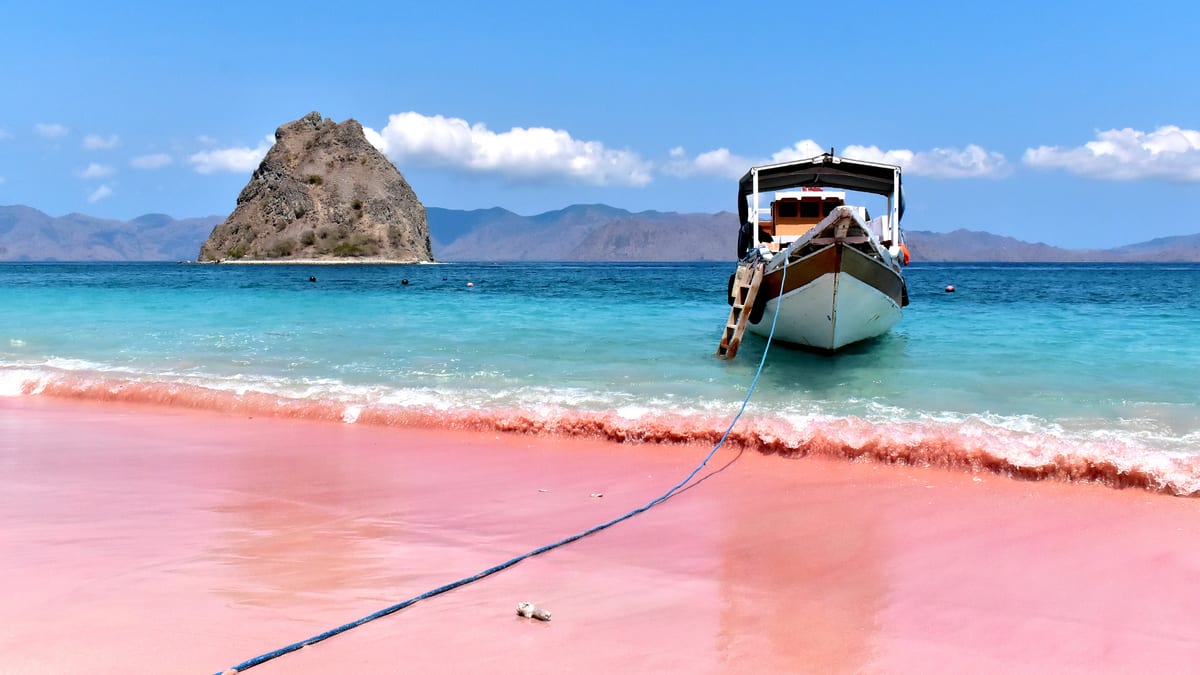 Pink Beach, Indonesia